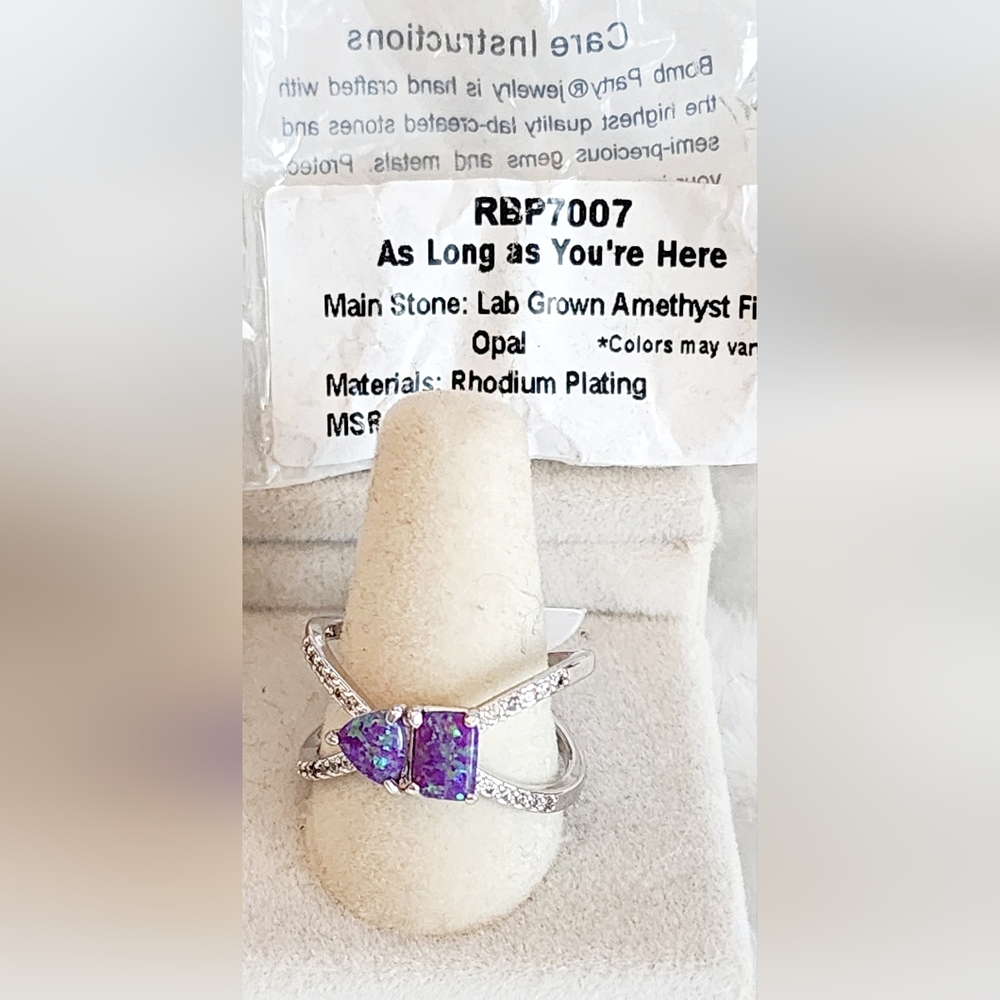 Bomb party as long as you're here ring size 10